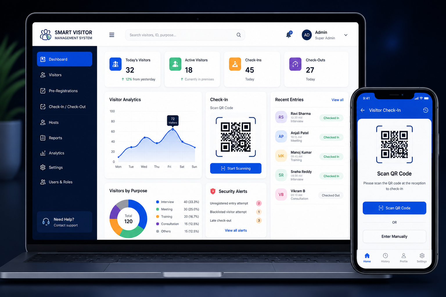 Smart Visitor Management System